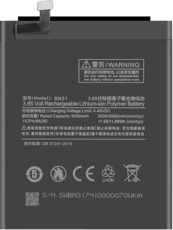 Xiaomi Redmi Y1 Battery BN31