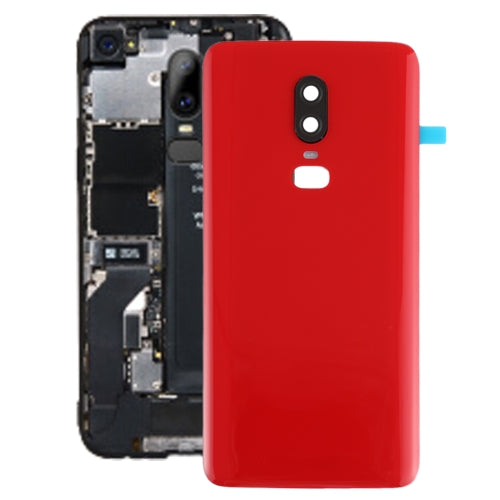 ONEPLUS 6 OEM Back Cover Replacement-RED